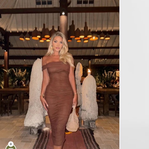 Fashion Nova Dresses & Skirts - Fashion Nova Chocolate Strapless Dress